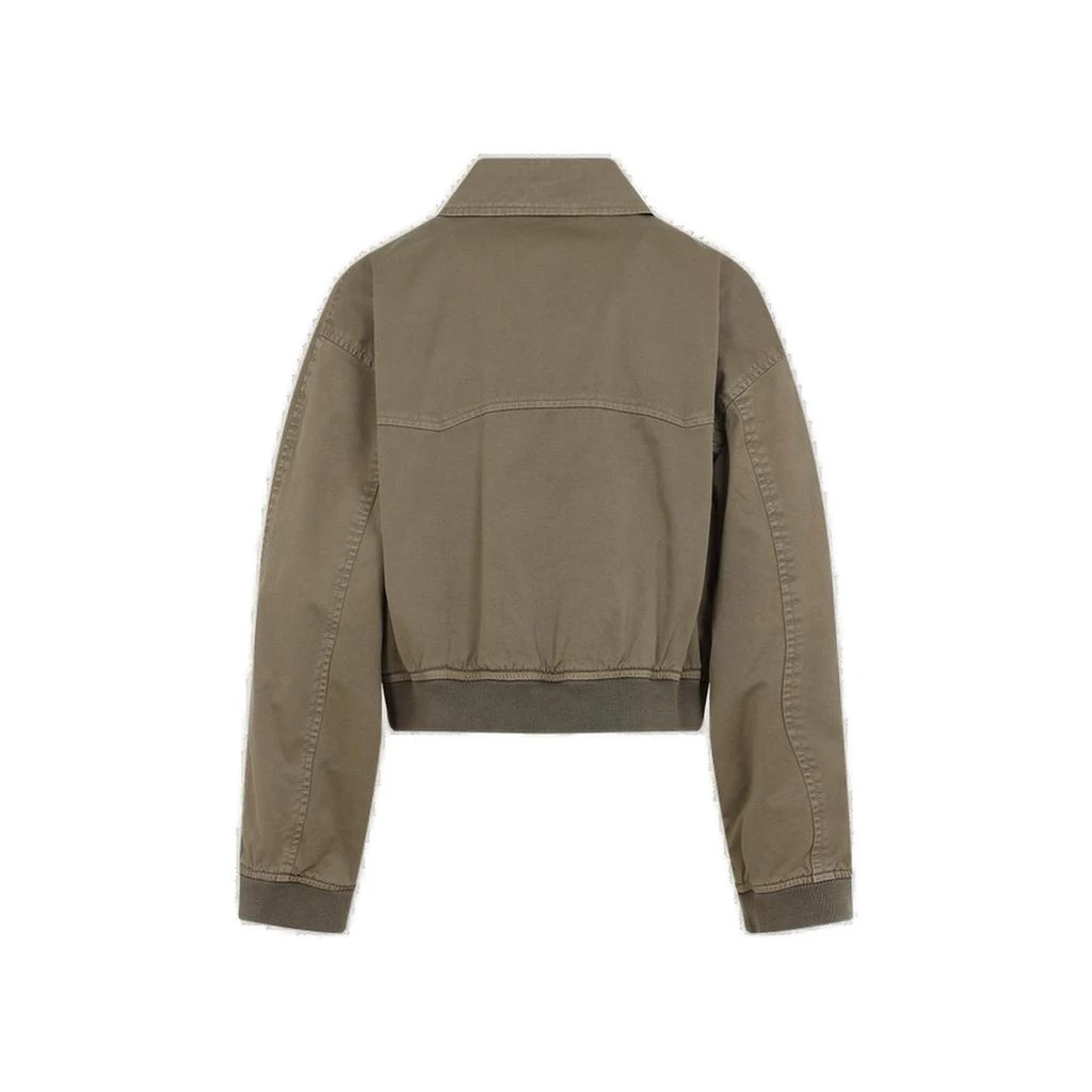 Miu Miu Miu Miu Zip-Up Cropped Jacket 2