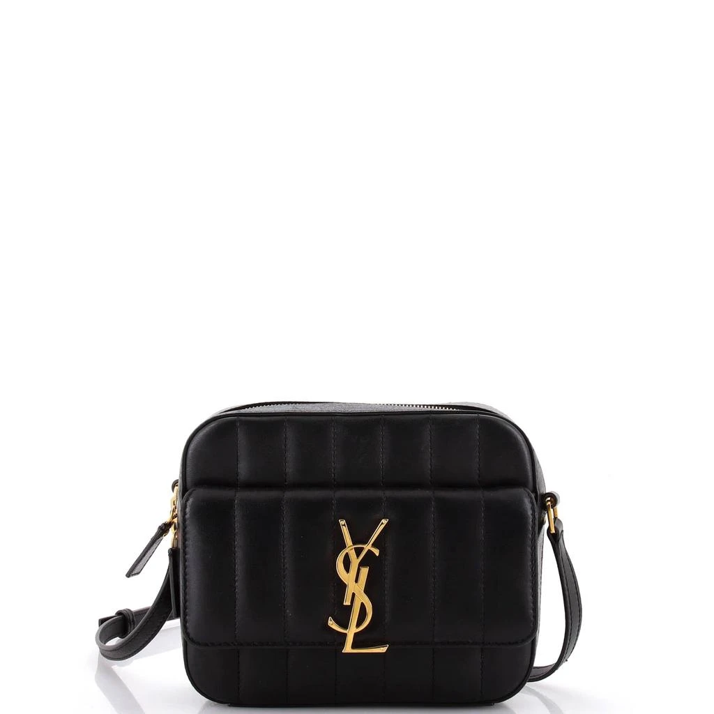 Yves Saint Laurent Vicky Camera Bag Vertical Quilted Leather Medium 1