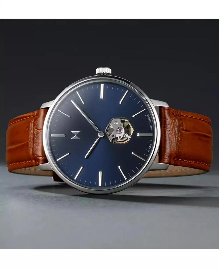 MVMT Men's Legacy Slim Automatic Tan Leather Watch 42mm 6