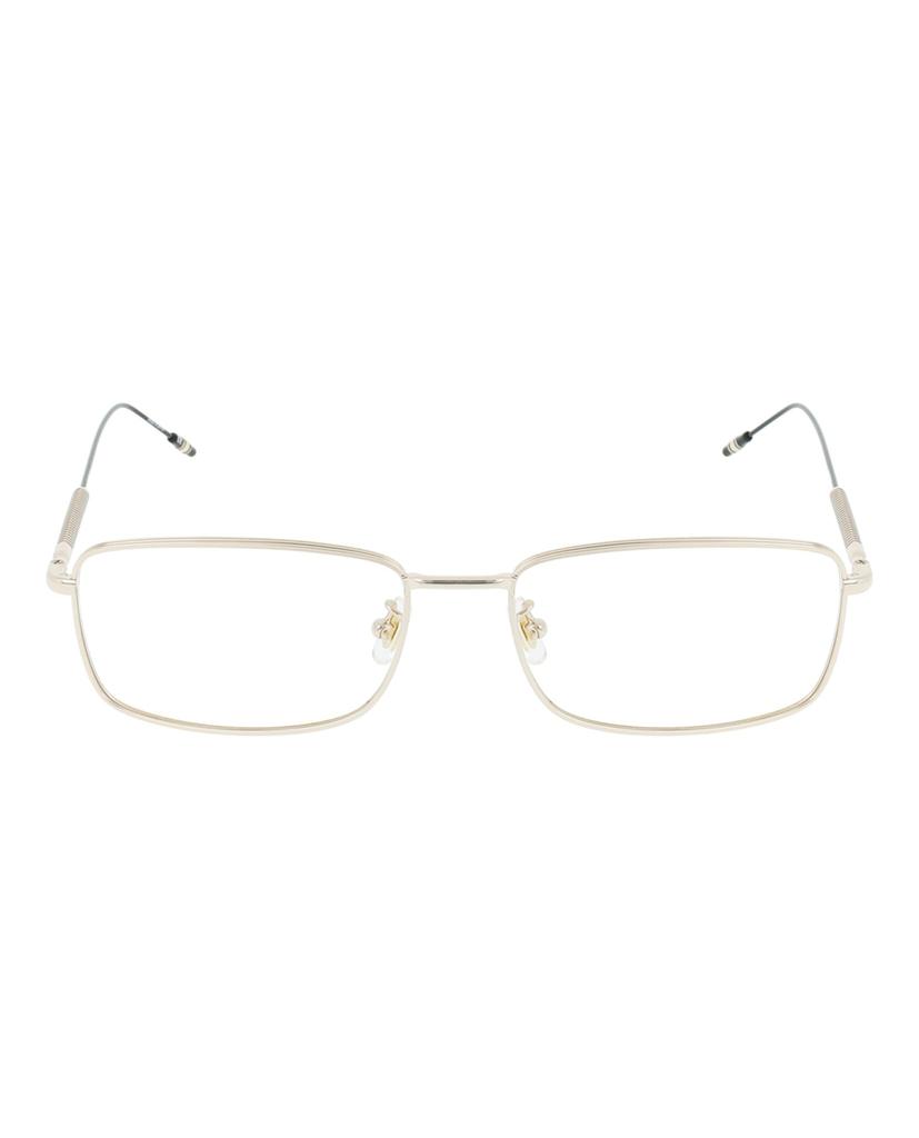 MontBlanc Square-Frame Metal Optical Frames