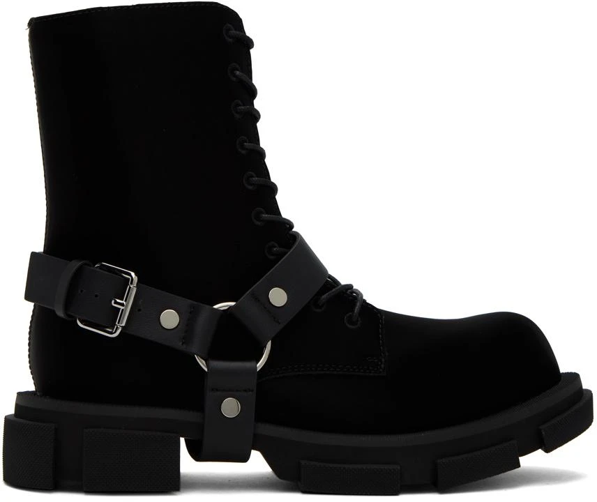 BOTH Black Gao Harness Boots 1