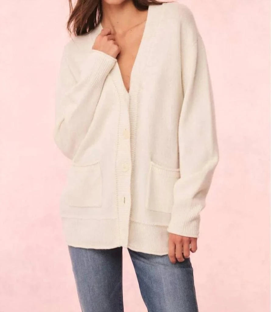 LOVESHACKFANCY Loveshackfancy - Applene Cashmere Cardigan 1