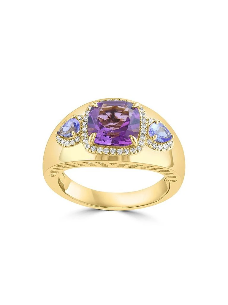 Saks Fifth Avenue Collection 14K Yellow Gold & Multi-Gemstone Ring 3