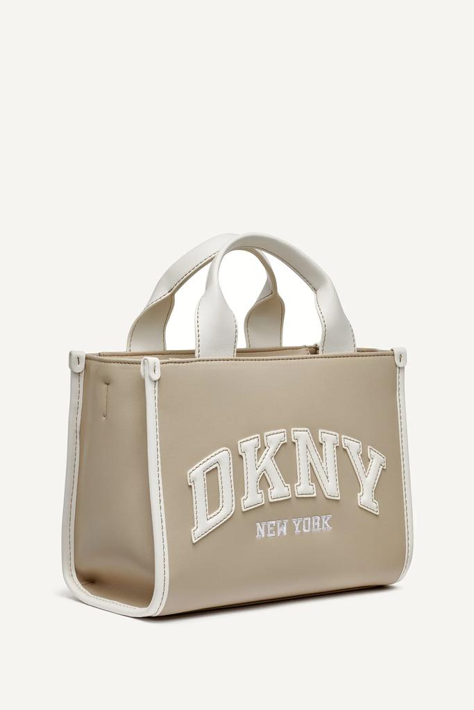 DKNY HADLEE SMALL EMBELLISHED LOGO TOTE