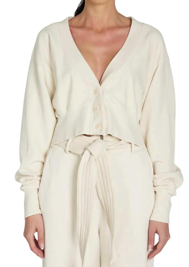 Les Tien Les Tien - Diana Cropped Cardigan