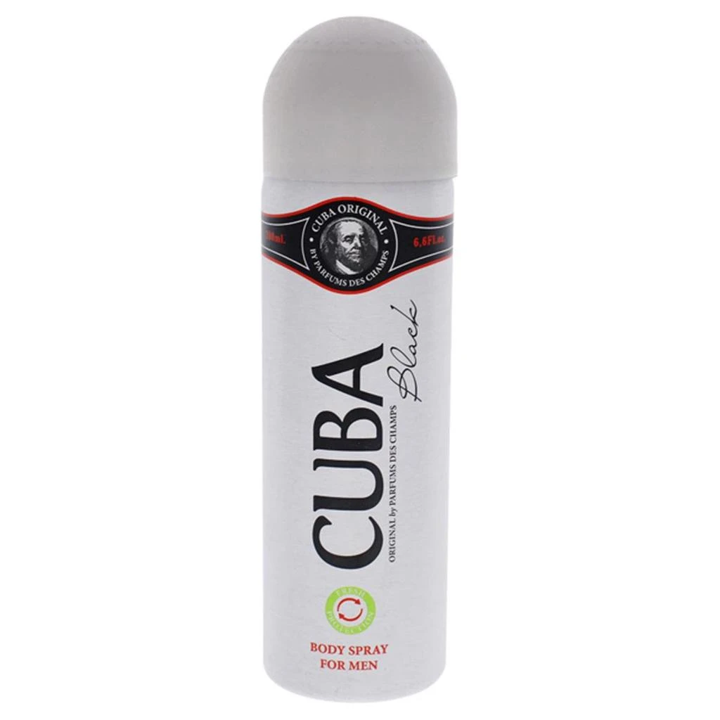 cuba 6.6 oz Men  Black Body Spray 2