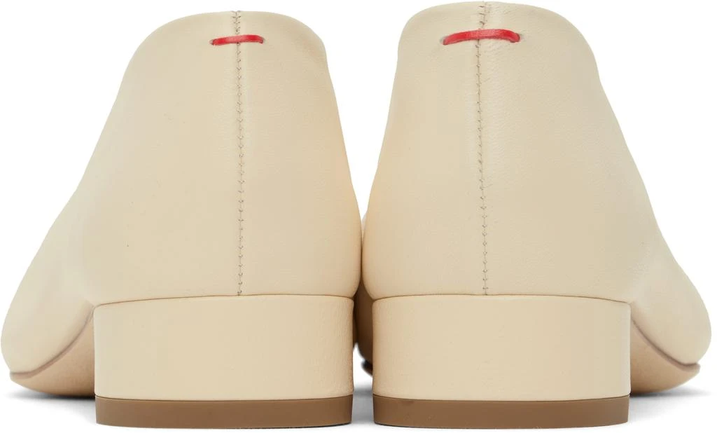 AEYDE Off-White Delia Leather Ballerina Flats 2