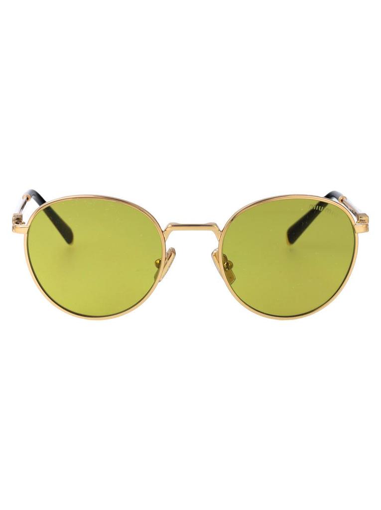 Miu Miu Narrow hexagonal-frame sunglasses - Sunglasses - Save