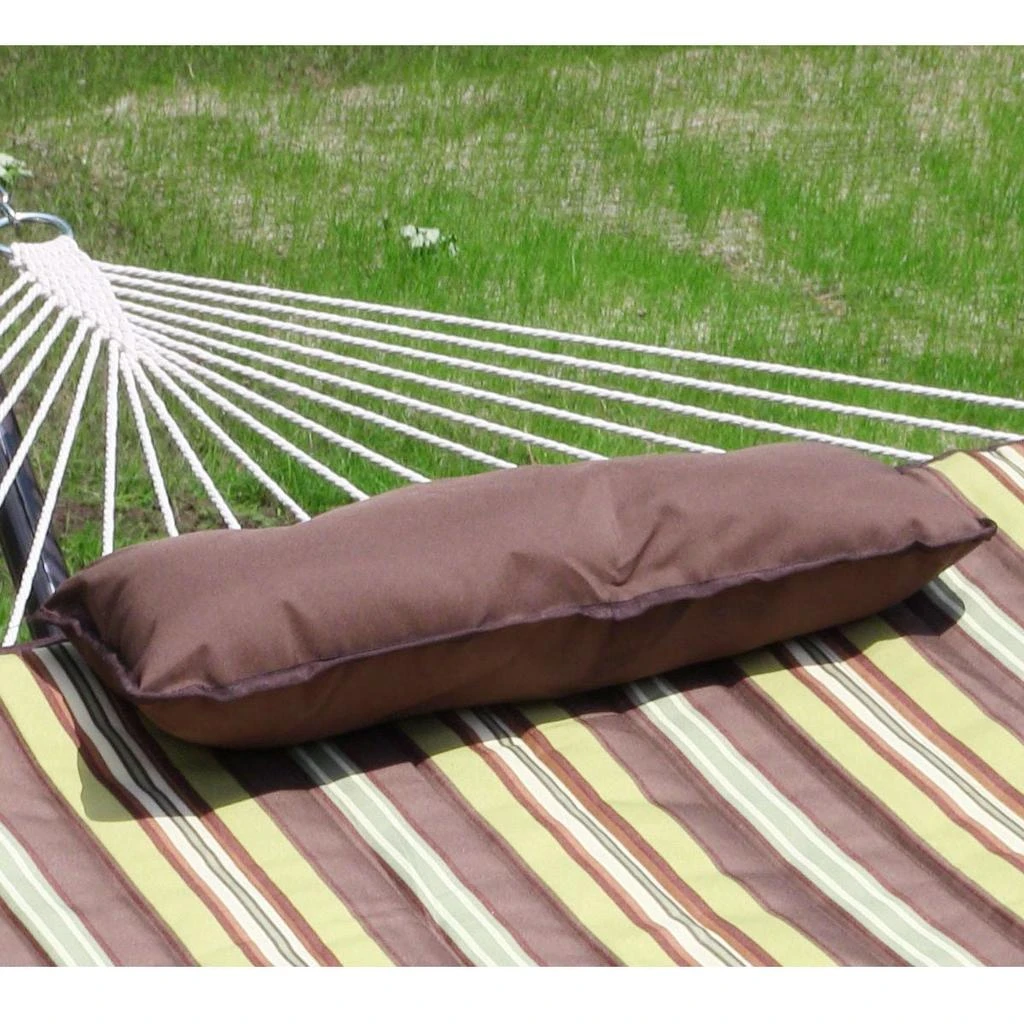 Hivvago Rope Hammock Set with Stand Pad and Pillow 55 x 144-inch - Desert Stripe 3