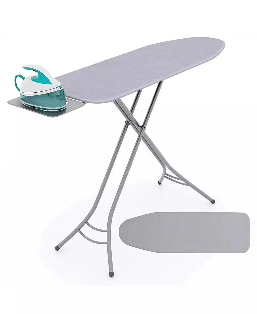 Ecooso Foldable Ironing Board with Iron Rest and Adjustable Height