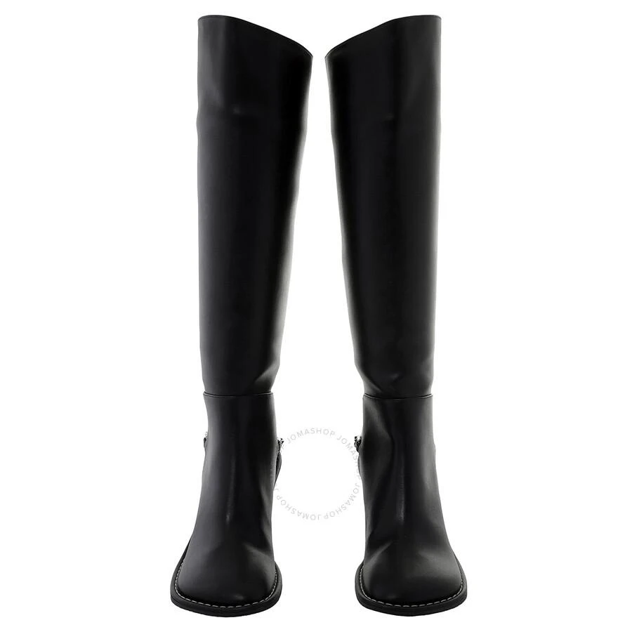 Stella McCartney Ladies Black Ryder Knee-High Stiletto Boots 3