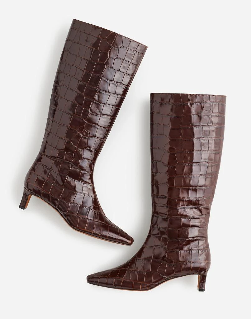 Madewell The Dimes Kitten-Heel Knee Boot 1