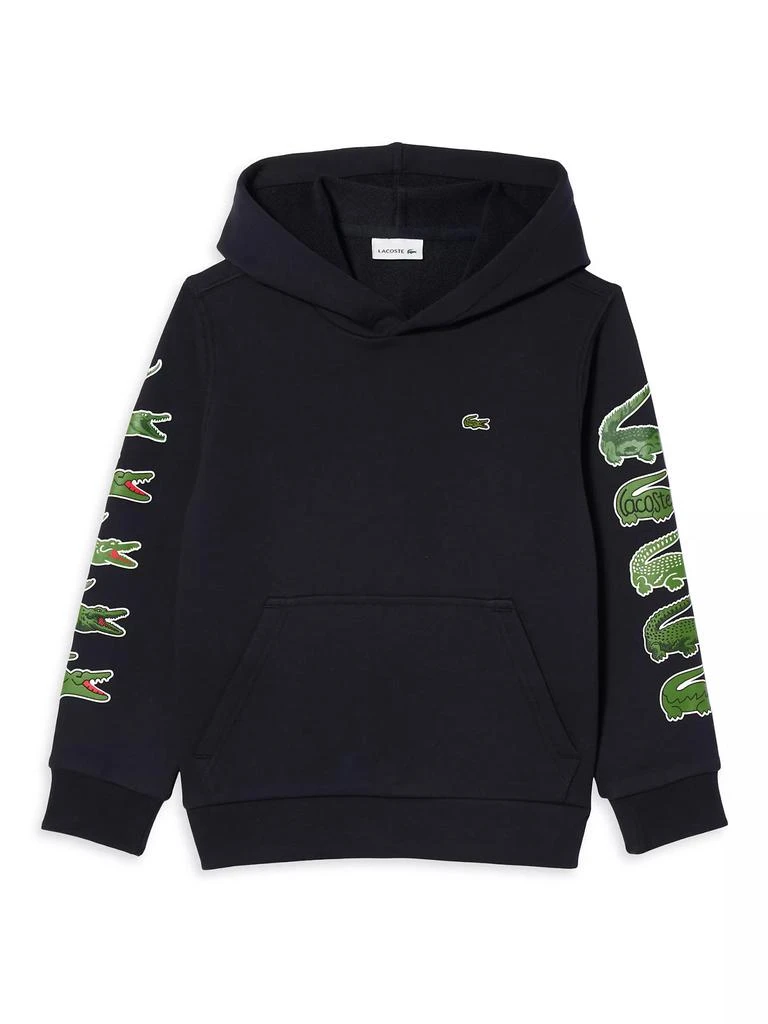 Lacoste Little Boy's & Boy's Croc Sleeves Hoodie 1