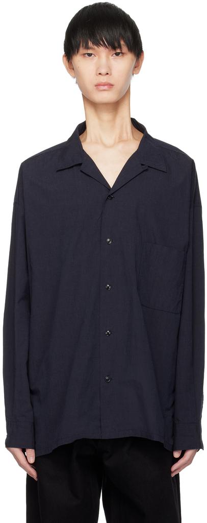 nanamica Navy Deck Shirt L - Shirts - BeyondStyle