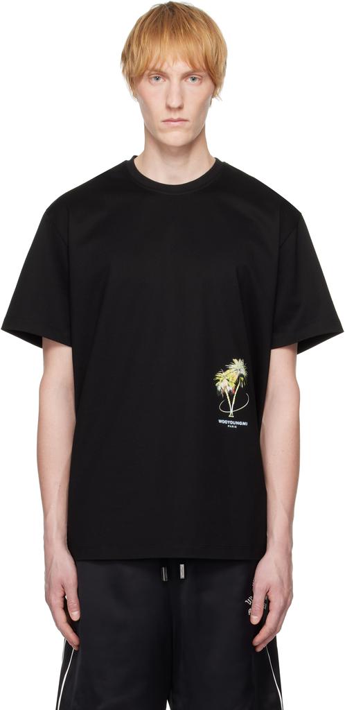 【関税込み】WOOYOUNGMI グレー Faded Flower Tシャツ 4f88e6e6df1479fe7624ae7a946ee5