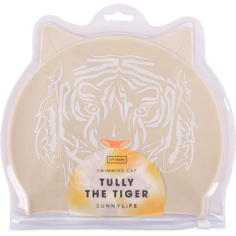 Sunnylife Tully the tiger swimming cap in beige