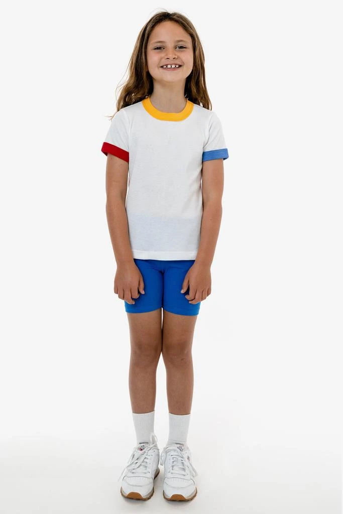 Los Angeles Apparel FFR101 - Kids 50/50 Rib Ringer T 6