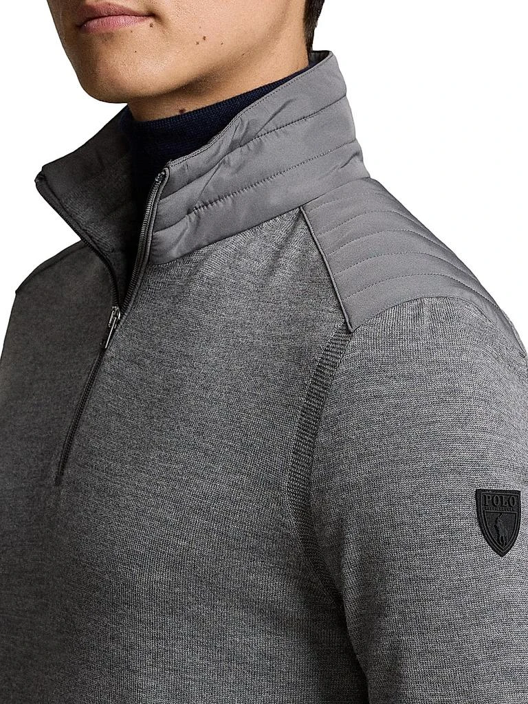 Ralph Lauren Hybrid Wool Quarter-Zip Sweater 5