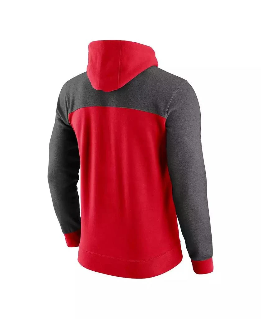 NIKE Men's Scarlet Ohio State Buckeyes AV-15 2.0 Pullover Hoodie 4
