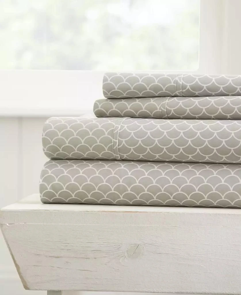 IENJOY HOME The Farmhouse Chic Premium Ultra Soft Pattern 3-Pc. Sheet Set, Twin 1