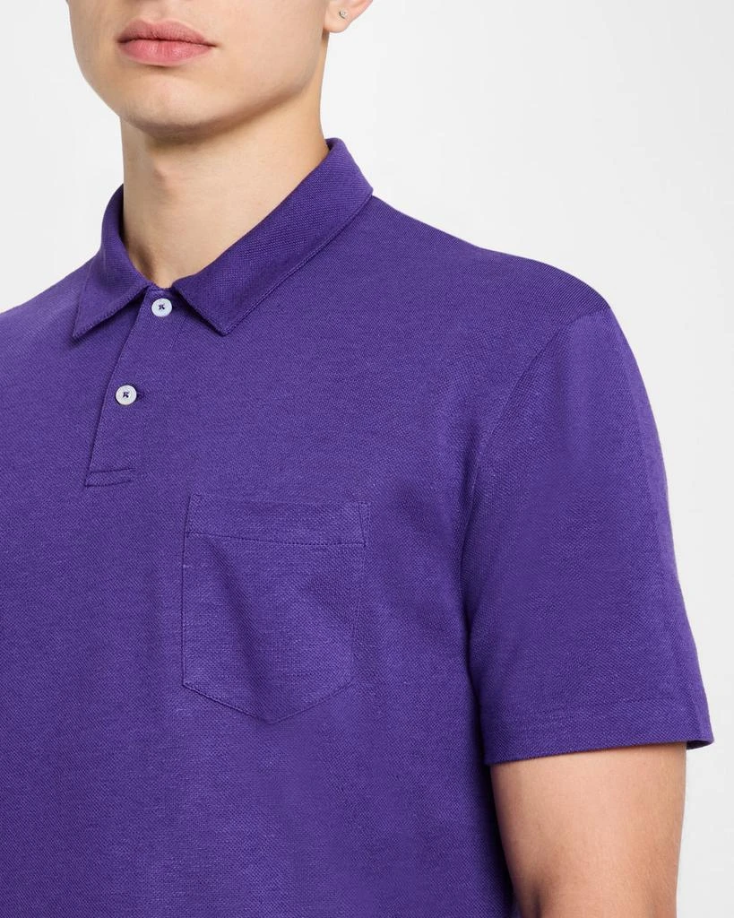 Ralph Lauren Men's Linen-Cotton Pique Polo Shirt 5