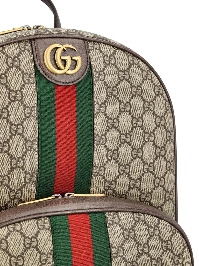 Gucci Gucci Logo Plaque Monogrammed Backpack 4