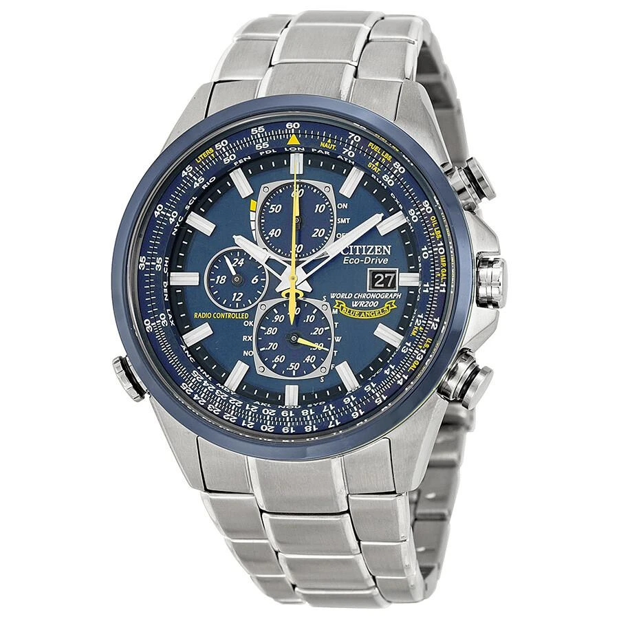 Citizen Eco Drive Blue Angels Chronograph Men's Watch AT8020-54L 2