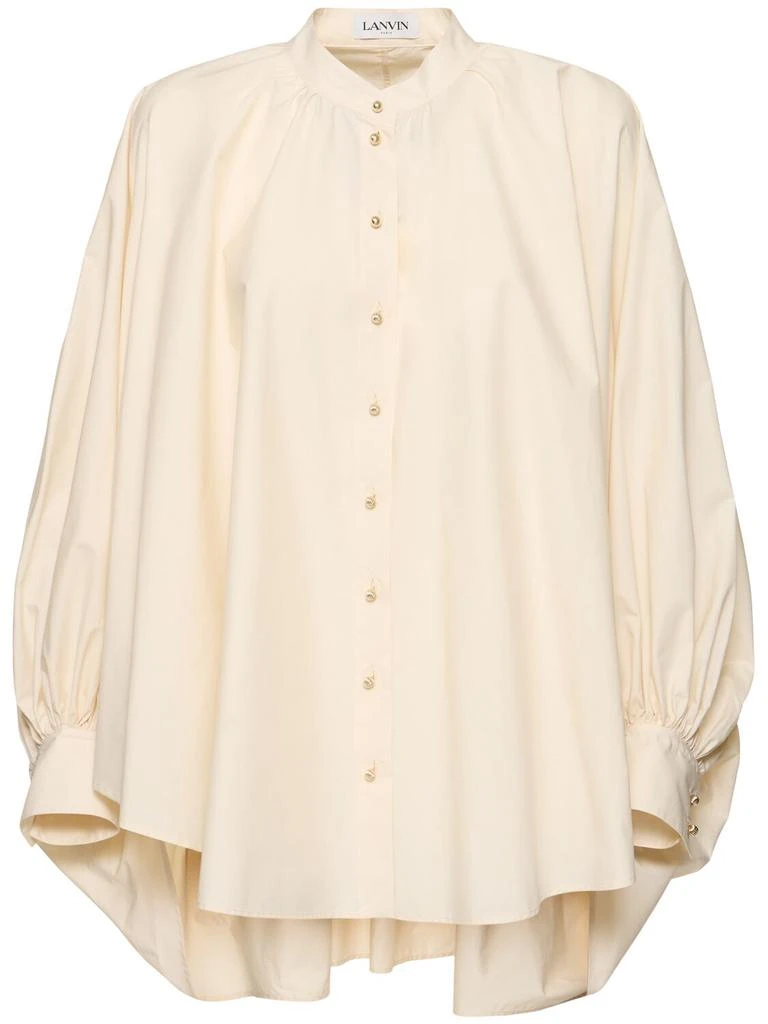 Lanvin Puff Sleeve Poplin Shirt 1