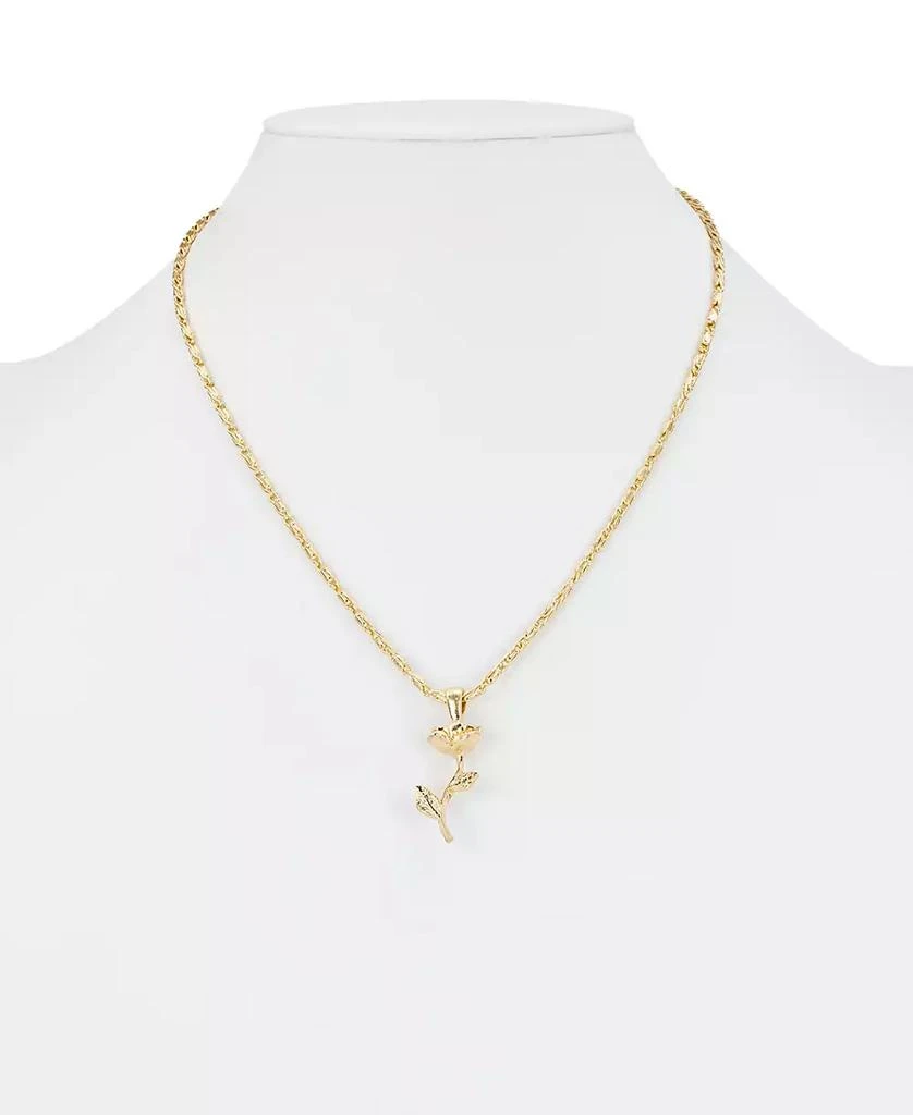 Patricia Nash Rose Garden Collection Stem Pendant Necklace 3