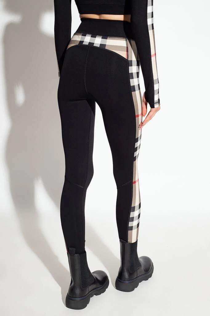 Burberry ‘Madden’ checked leggings 4