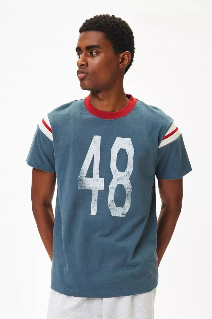 Urban Outfitters Sport Graphic Vintage Ribbed Inset Tee 3