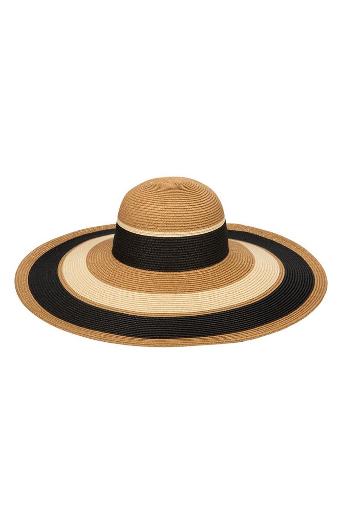 San Diego Hat Las Palmas Stripe UPF 50+ Floppy Sunhat