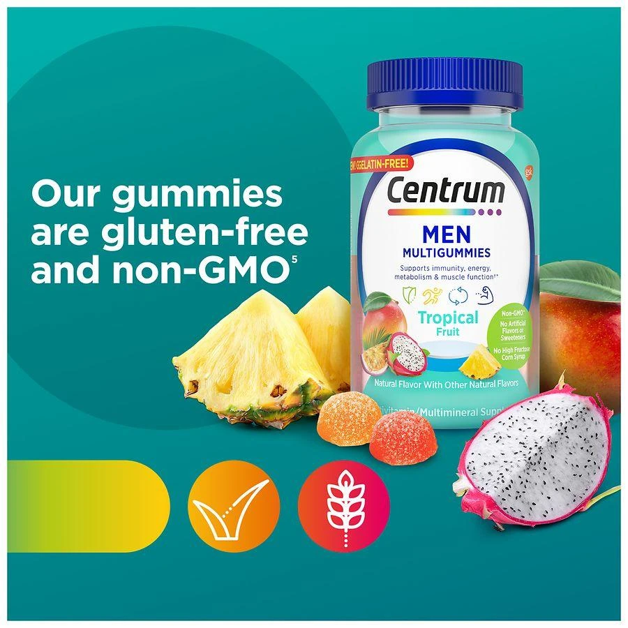 Centrum Men Multivitamin & Multimineral Gummies Tropical Fruit 7