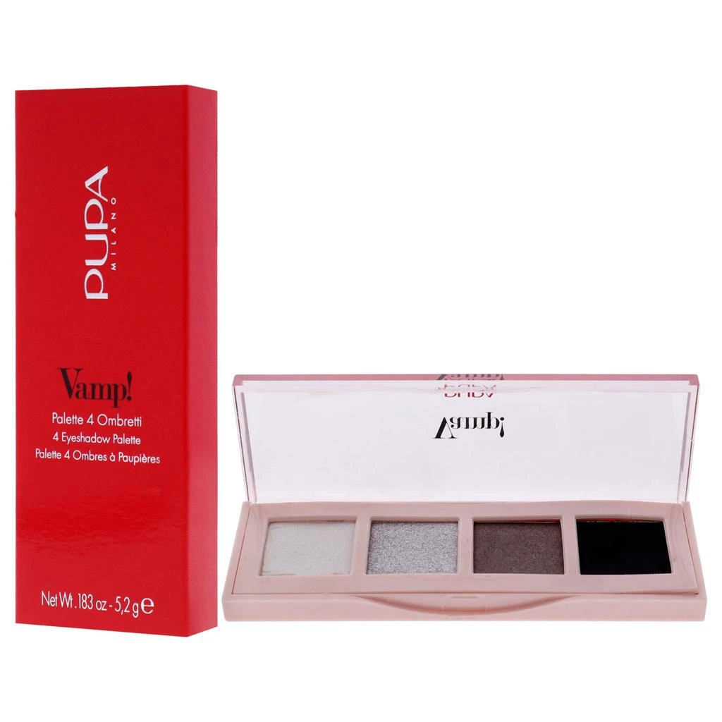 PUPA Milano Vamp! 4 Eyeshadow Palette - 005 Intense Smoky by  for Women - 0.183 oz Eye Shadow 4