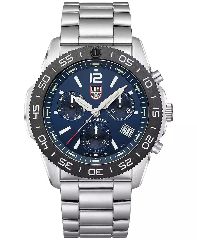 Luminox Men's Swiss Chronograph Pacific Diver Stainless Steel Bracelet Watch 44mm 1