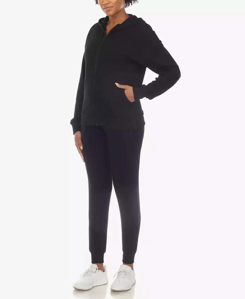 White Mark Women's Fleece Lined 2-Pc. Tracksuit Set 3
