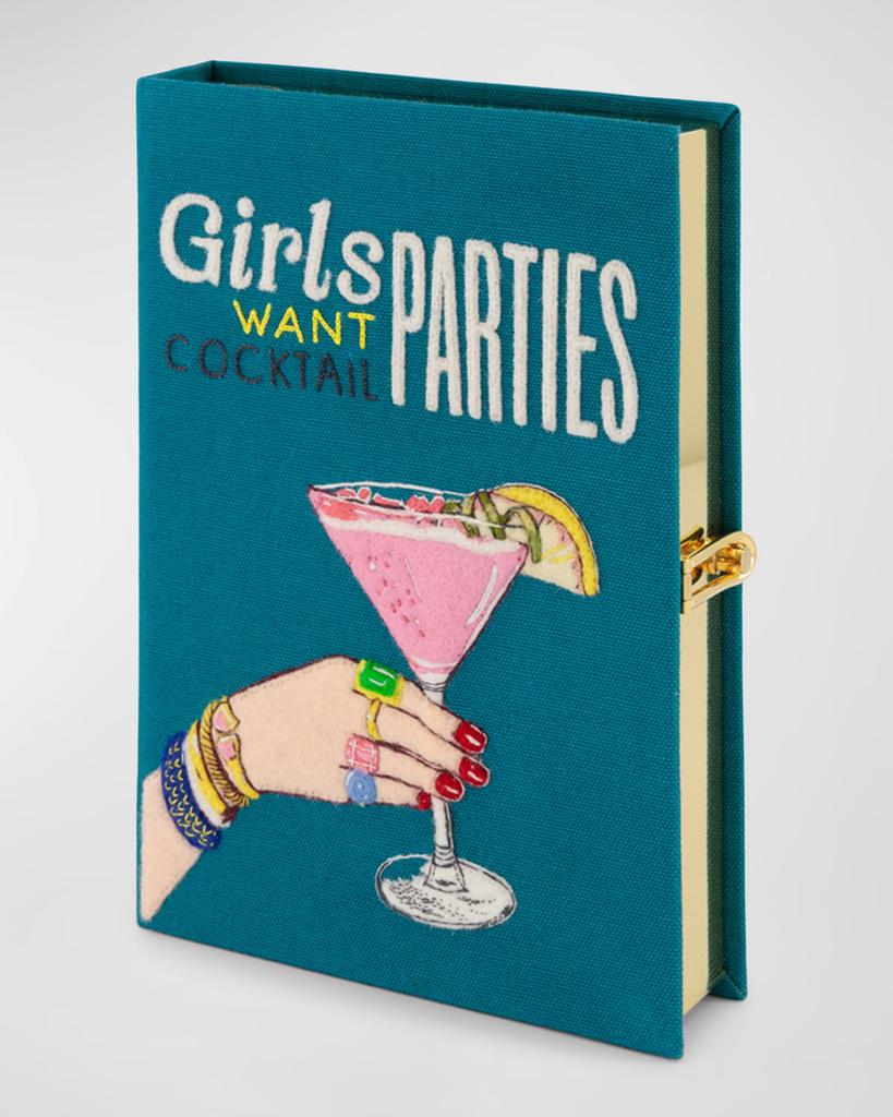 Olympia Le-Tan Girls Want Cocktail Parties Book Clutch Bag