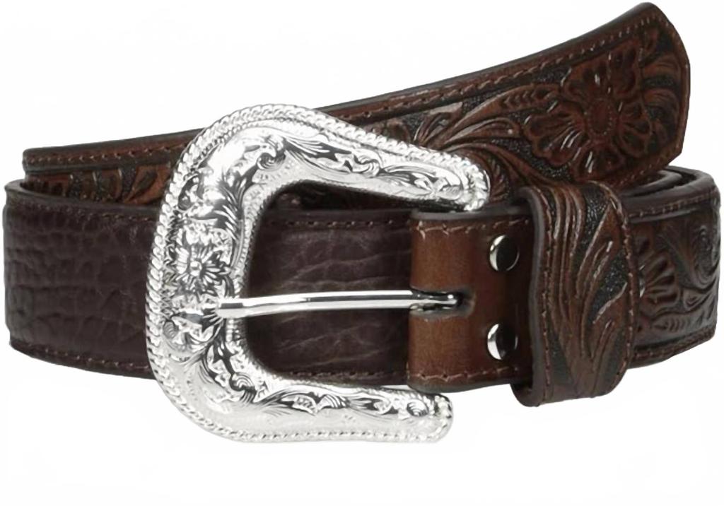 Nocona Boots Men's Brown Western Bullhide Belt