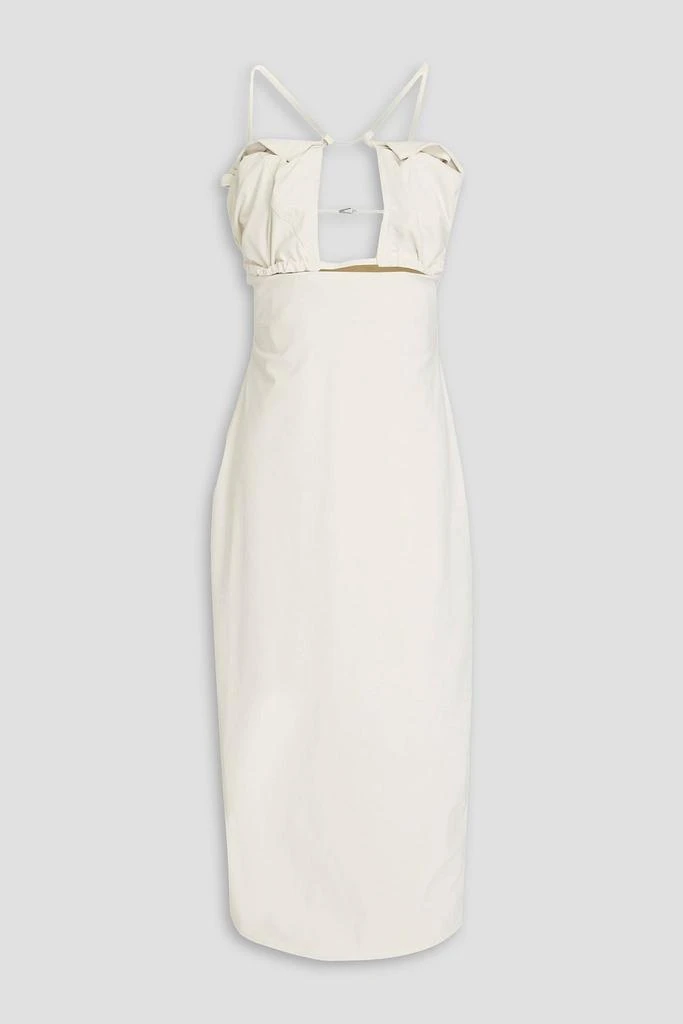 Strapless ruffled cutout twill midi dress  On Sale Now with Up to 80% Off  | Discover Exclusive Deals & Savings at BeyondStyle  Authentic Jacquemus  summer dresses|dresses|midi dresses|clothing|women with Limited-Time  Discounts,