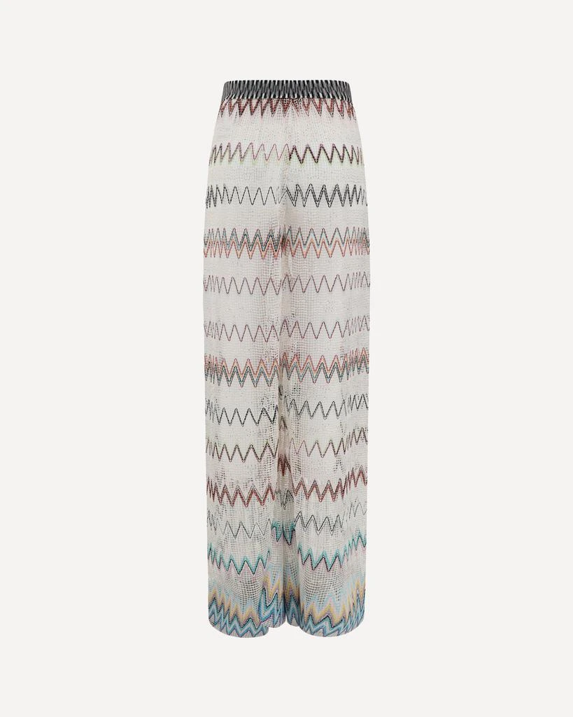 Missoni Zig zag patterned mesh Pants 2