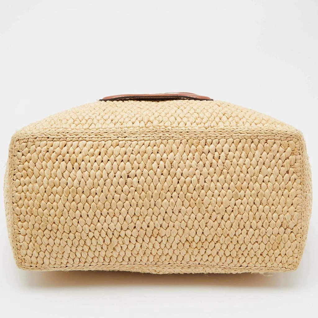 Celine Celine Tan Raffia Small Cabas Thais Tote 6