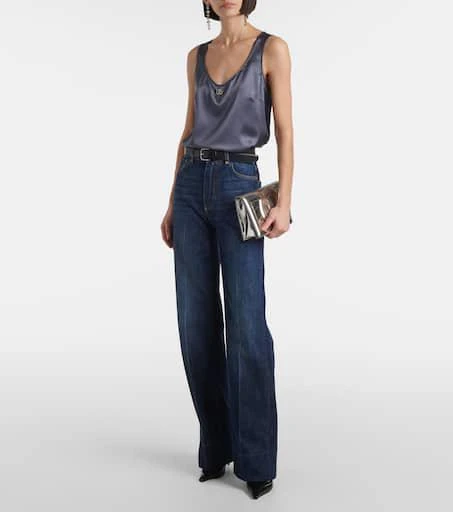 Dolce 
Gabbana Silk-blend top 2