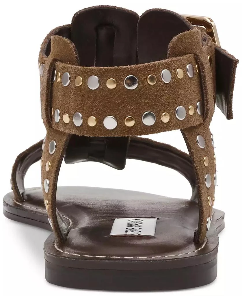 Steve Madden Women's Brazinn-S Studded Flat Gladiator Sandals 3