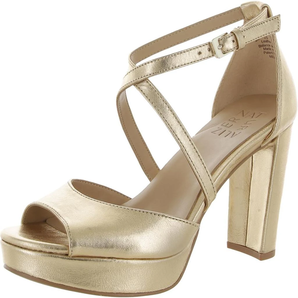 Naturalizer Naturalizer Womens Melody Block Heel Ankle Strap Platform Sandals 5