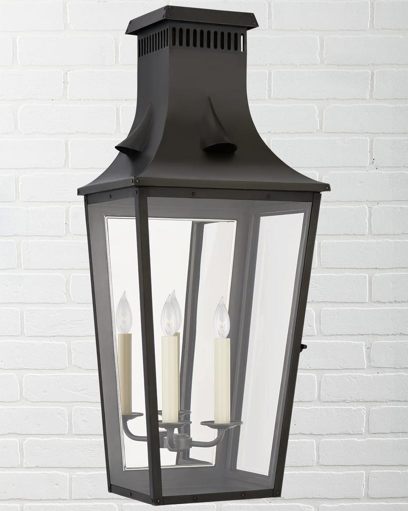 Chapman & Myers Belaire Large 3/4 Wall Lantern By Chapman & Myers