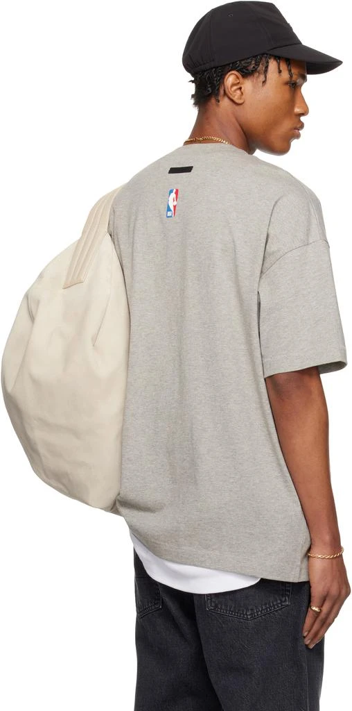 Essentials Gray NBA Lakers Short Sleeve T-shirt 3