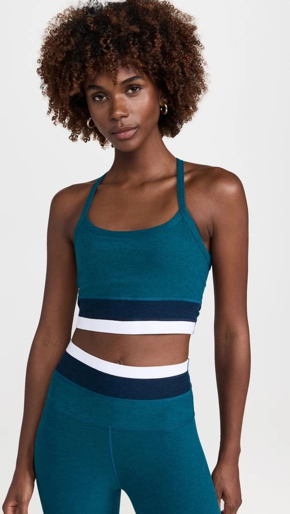 Beyond yoga Spacedye Horizon Colorblock High Cropped Tank 6