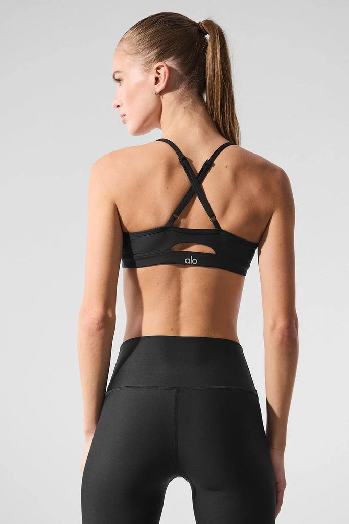 Alo Airlift Intrigue Bra - Black 4