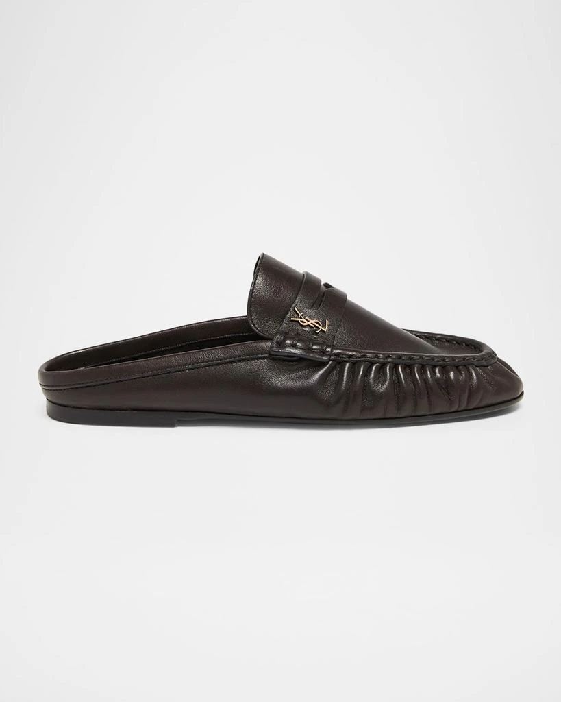 Yves Saint Laurent Le Loafer Leather Penny Loafer Mules 1
