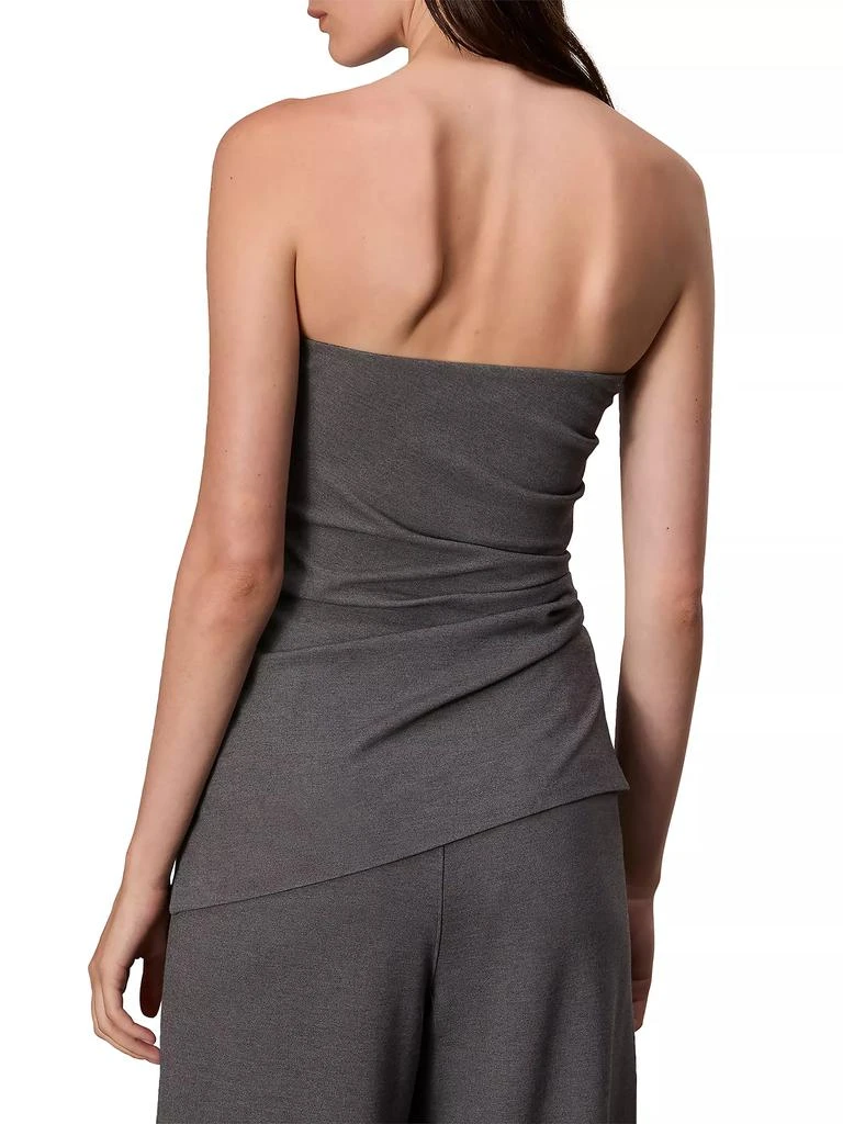 Rag & Bone Irina Asymmetric Ruched Strapless Top 5
